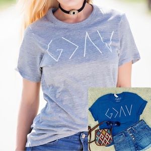 The Light Blonde God is Greater Than Tee NWOT